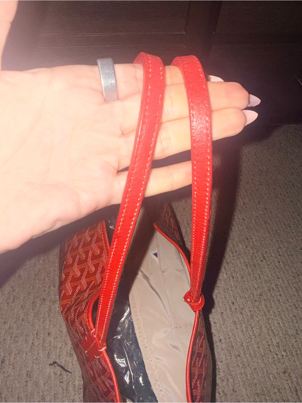 Goyard Red GM Tote - Picture 4 of 16